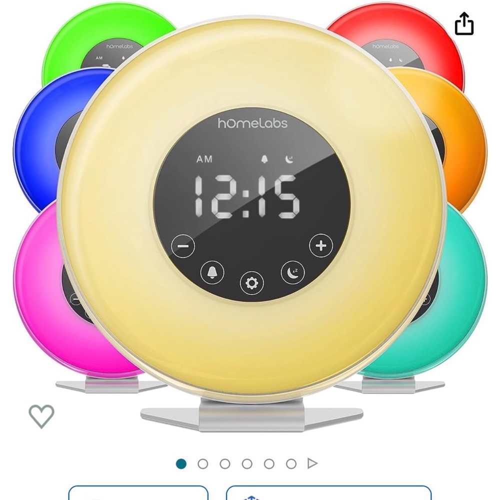Sunrise alarm clock